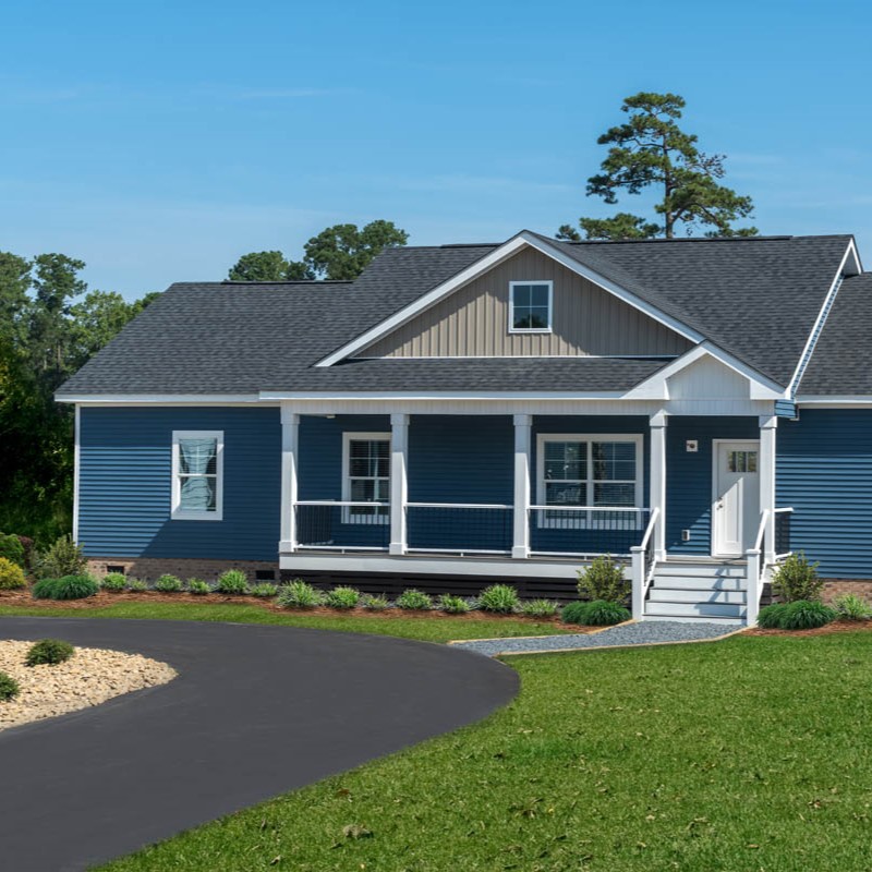 front exterior of a Nationwide modular home