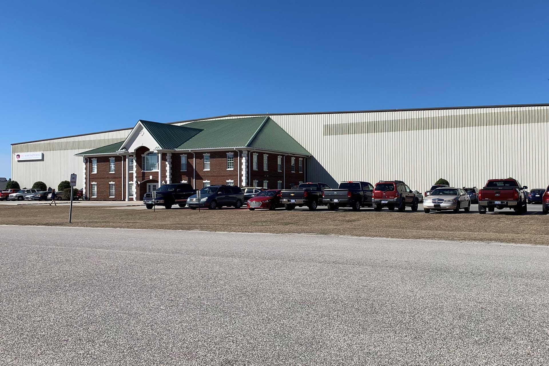 the new Cavco Manufacturing plant in Hamlet, North Carolina